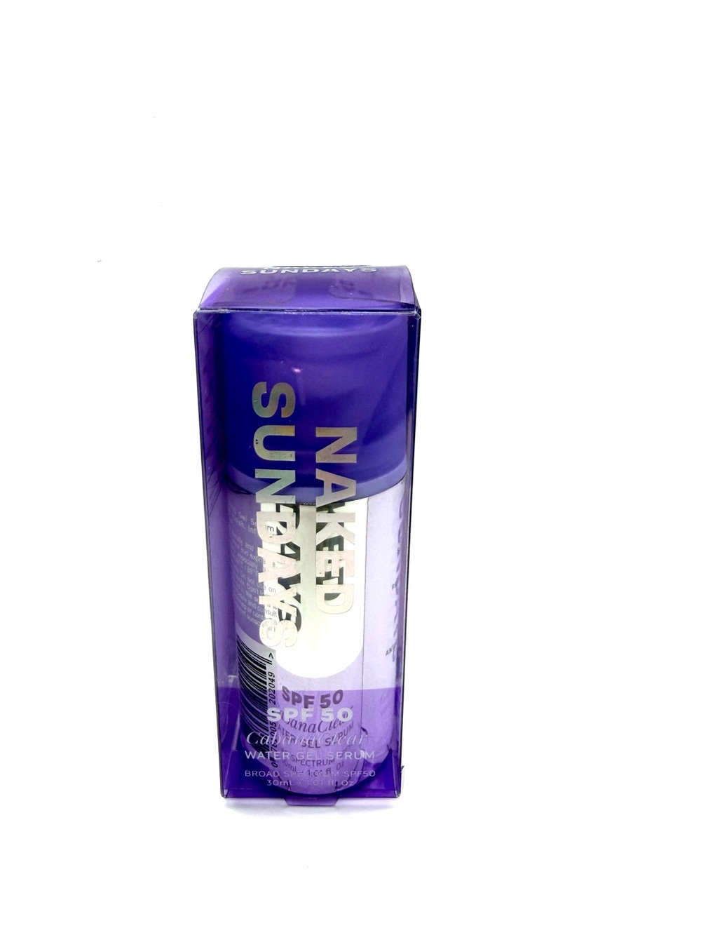 Naked Sundays Cabana Clear Face Sunscreen  SPF 50 Hydrating Sealed Box 1.01 oz